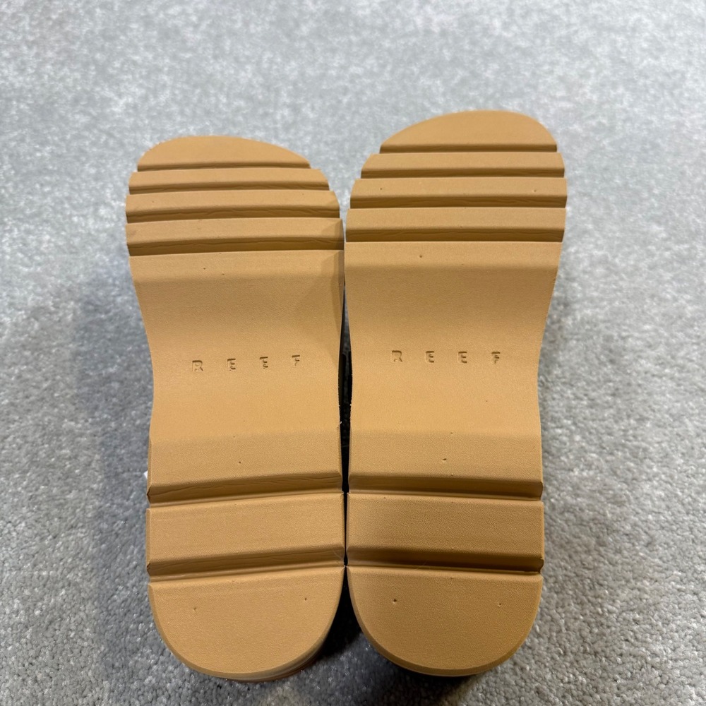 Reef Cushion Vista Higher Platform Sandal Vintage Tan Cork NIB Sz10 Comfort Boho - Picture 10 of 14